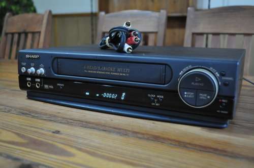 Sharp VHS Video Cassette Recorder (working)