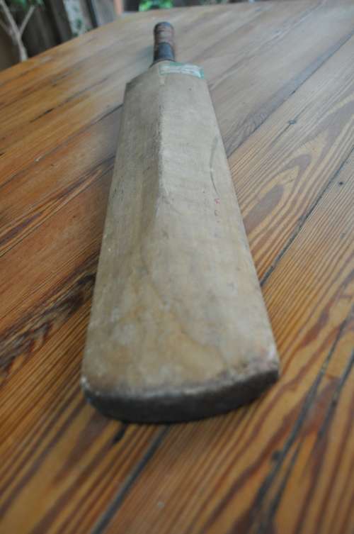 No Name Willow Old School Cricket Bat