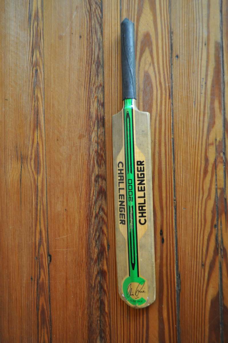 Vintage Clive Rice Mini Cricket Bat