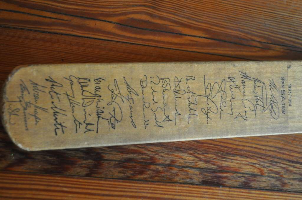 Vintage Clive Rice Mini Cricket Bat