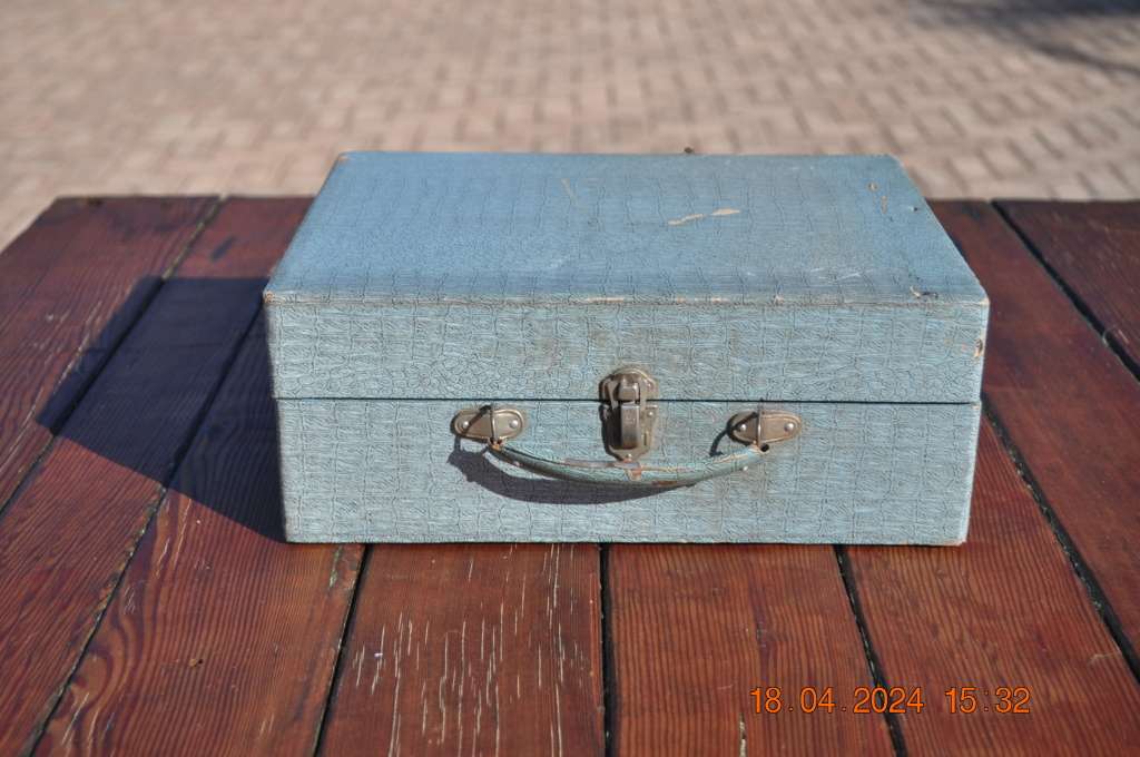 Vintage COC Microscope In Wooden Box