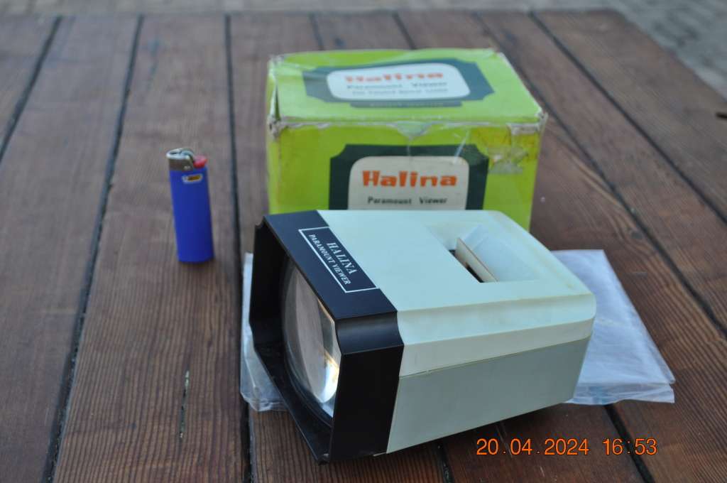 Vintage Portable Slide Viewer In Box