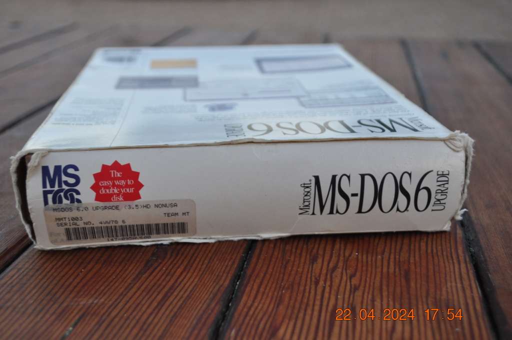 Microsoft MS-Dos 6 Upgrade