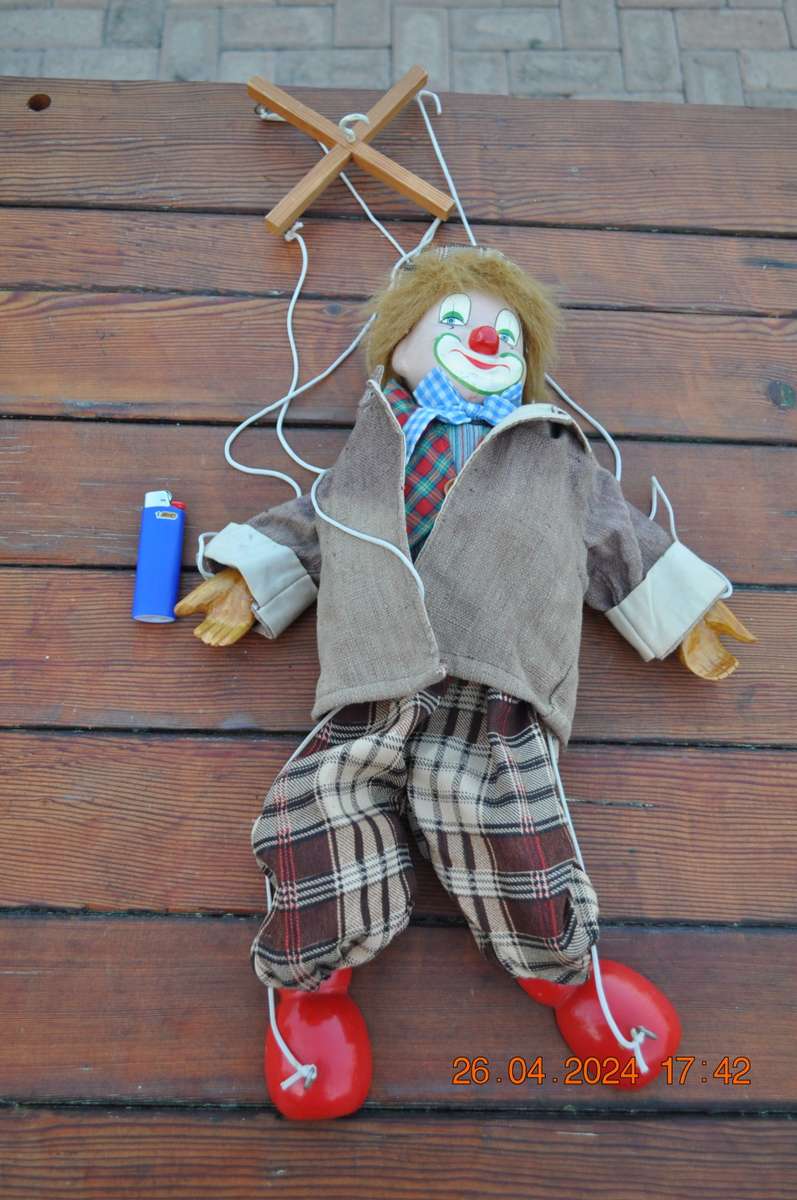 Clown Marionette 500mm