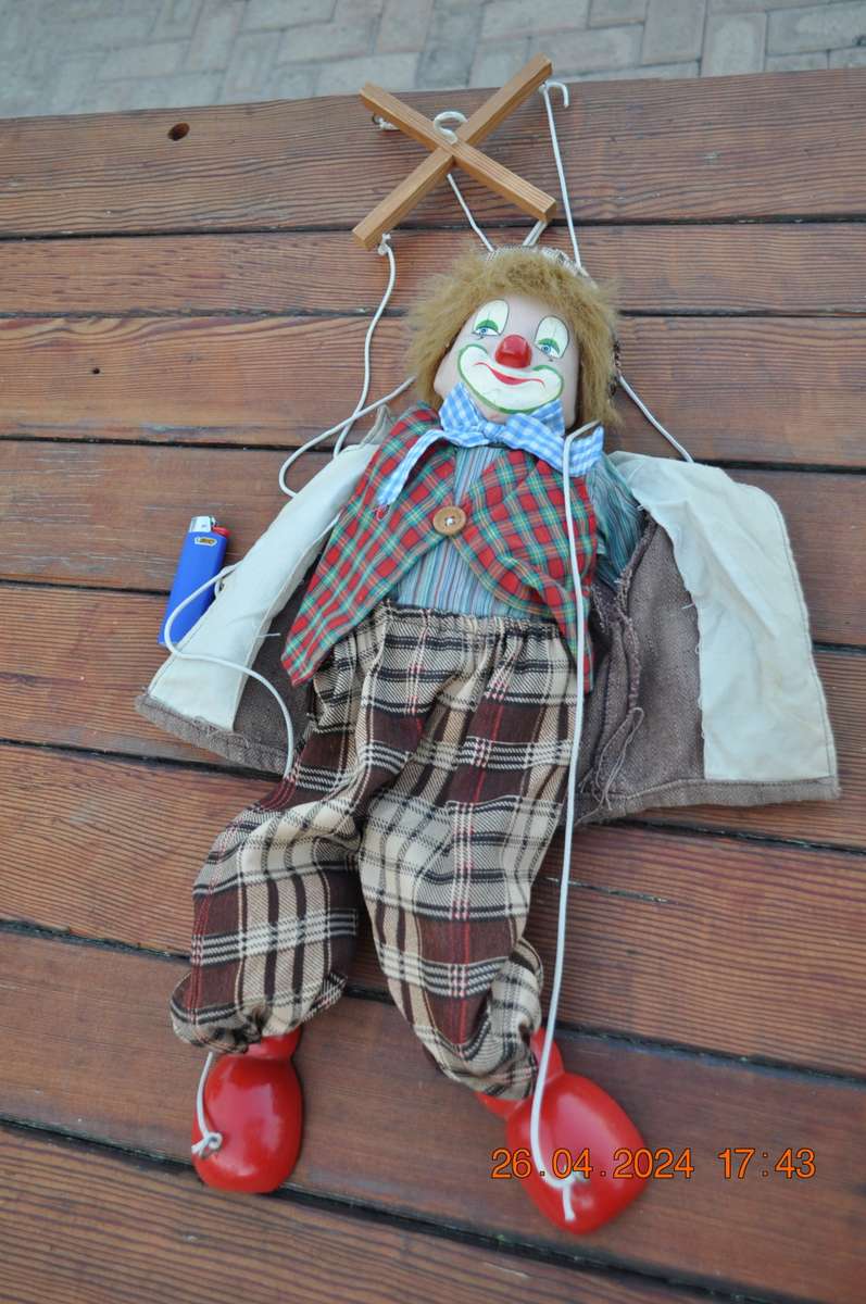 Clown Marionette 500mm