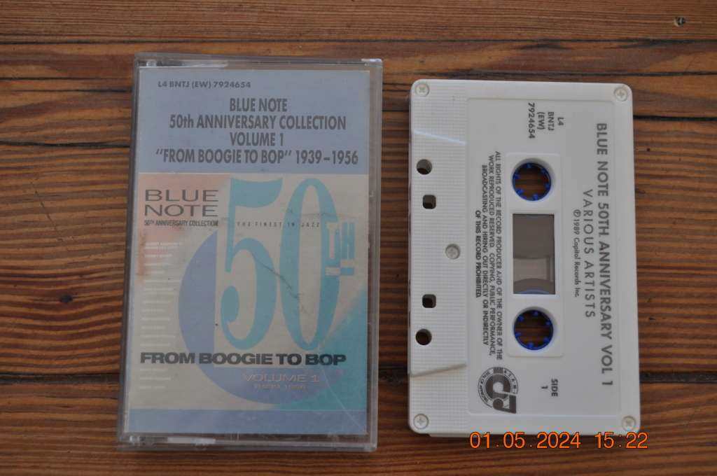 Blue Note 50th Anniversary Collection - Vol 1 : From Boogie To Bop 1939-1956 (Cassette)
