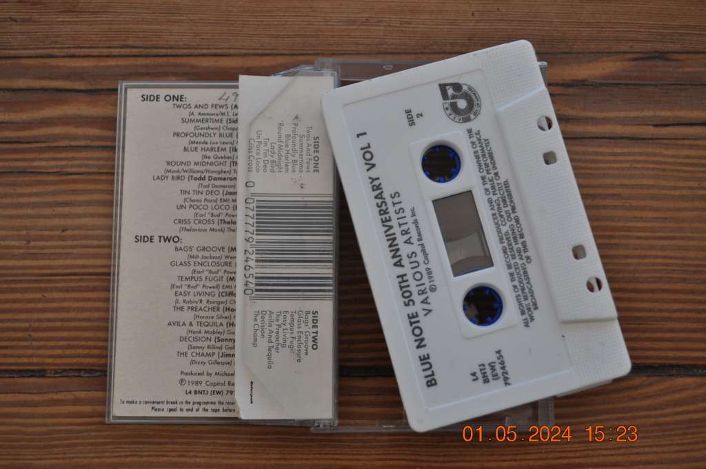 Blue Note 50th Anniversary Collection - Vol 1 : From Boogie To Bop 1939-1956 (Cassette)