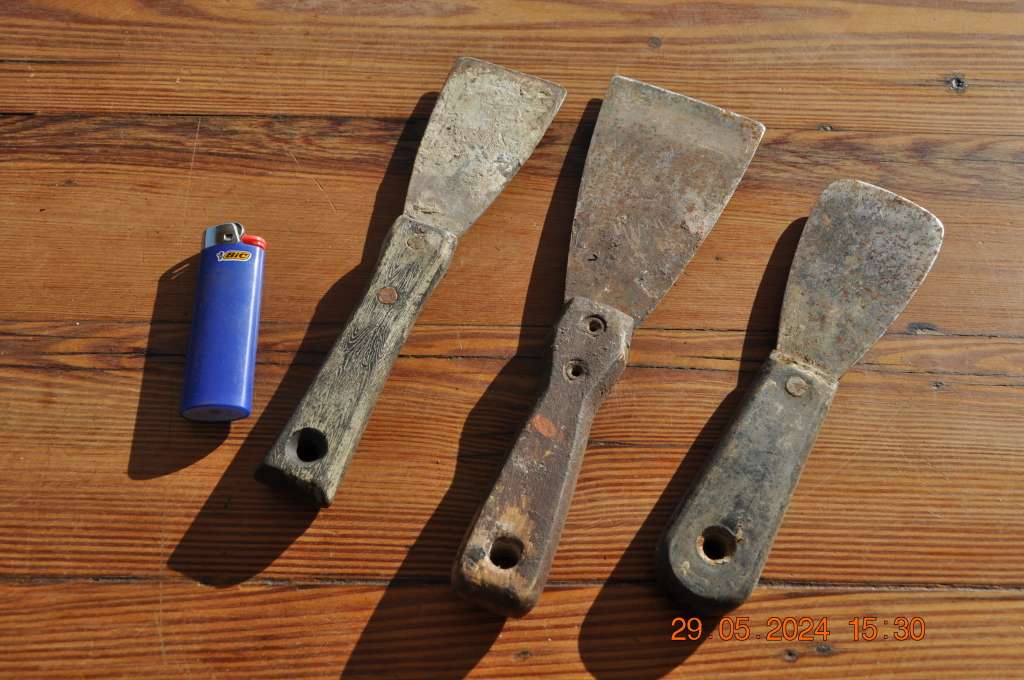 Vintage Putty Knifes Scrappers