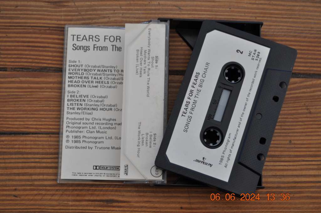 Tears For Fears - Songs From The Bigh Chair (Cassette)
