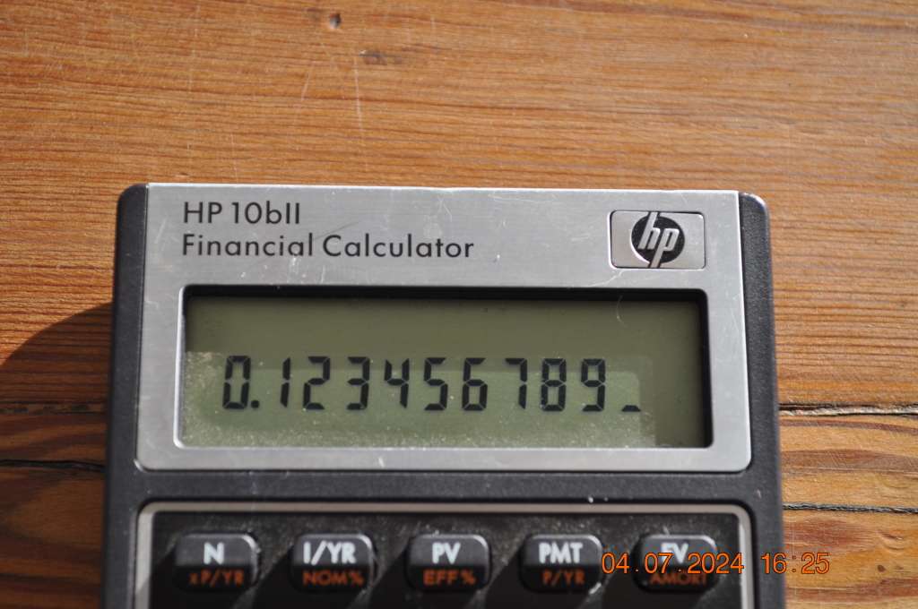 HP 10Bii Financial Calculator