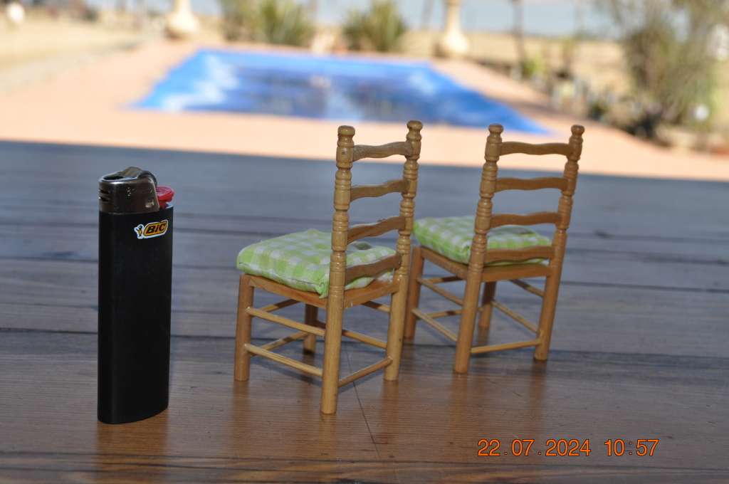 Dolls House Two Kitchen Chairs