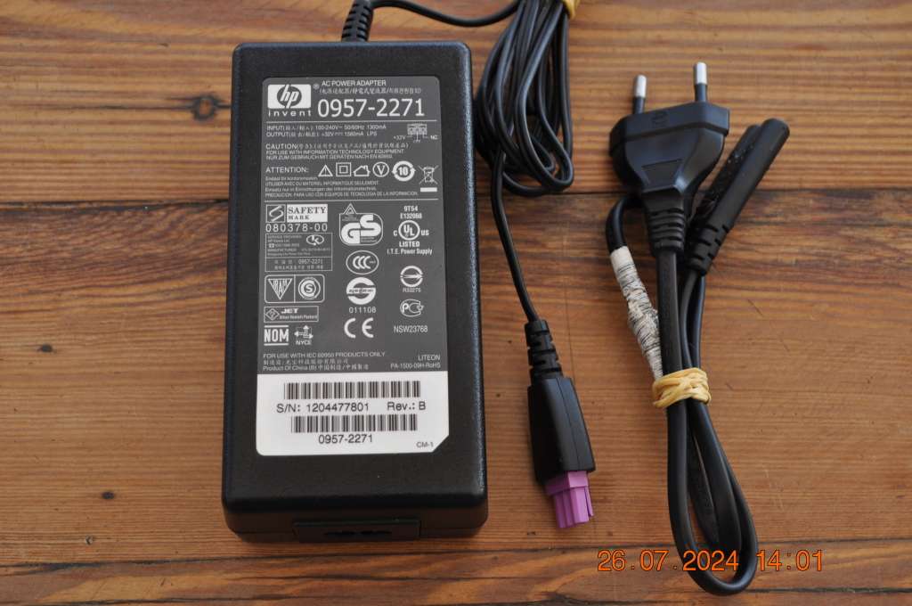 Original HP AC Power Supply Adapter HP 0957-2271
