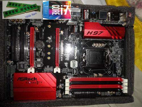 Motherboard, Cpu and Ram Combo