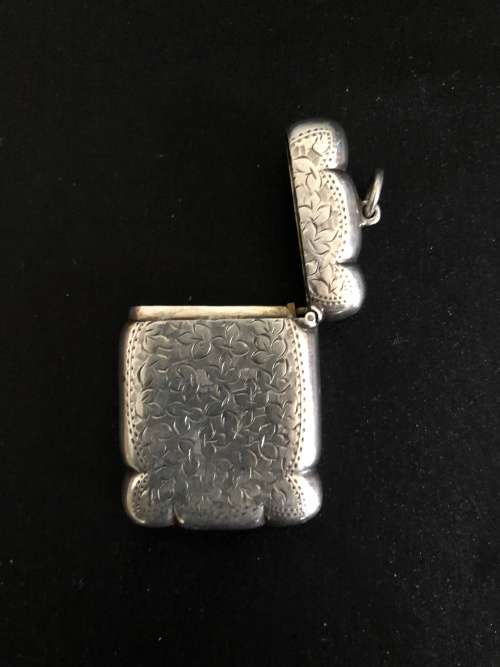 Antique Hallmarked Silver Vesta Case
