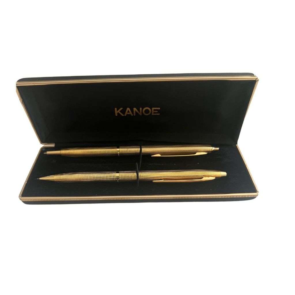 Set - Vintage Gold Tone Pen and Pencil