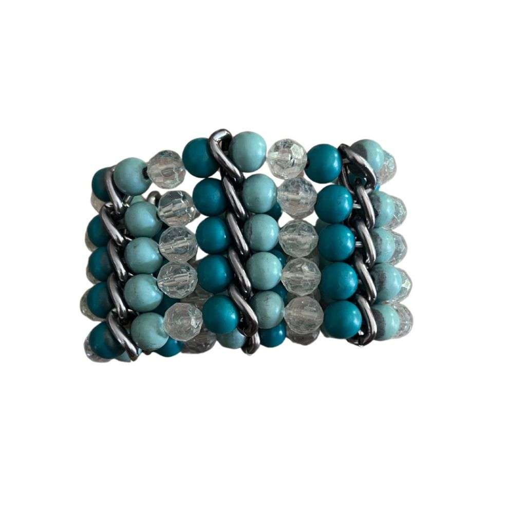 RA094 Bracelet - Stretch Bracelet Turquoise Beads