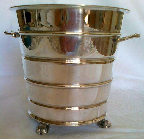 Silver Plated Ice Bucket