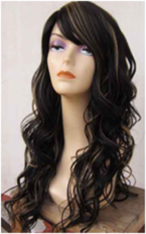 IN STOCK!!!22" 100% High Quality Korean Heat-resisitant Synthetic Front Lace Wigs-Disney Wave