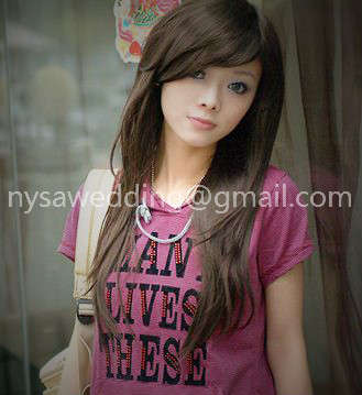 100% Japanese Kanekalon Fiber Long Straight Women Wig