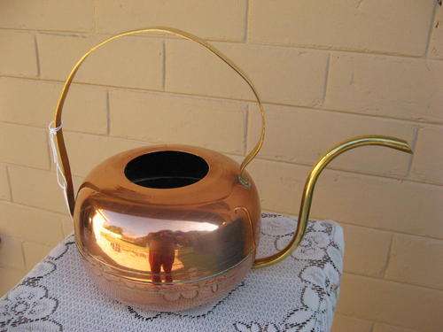 SMALL BRASS WATERING CAN