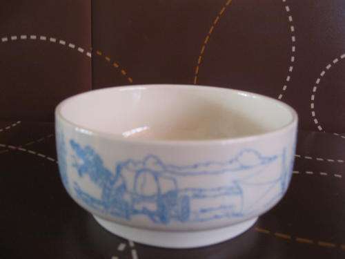 SMALL WHITE & BLUE BALL - INSCRIPTION "STIGTING" NALN 10.10.78