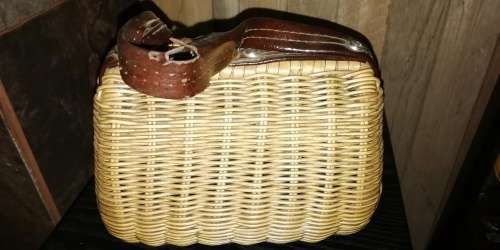 Vintage Wicker Cane Purse/Handbag