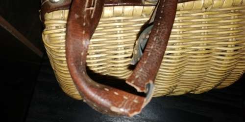 Vintage Wicker Cane Purse/Handbag