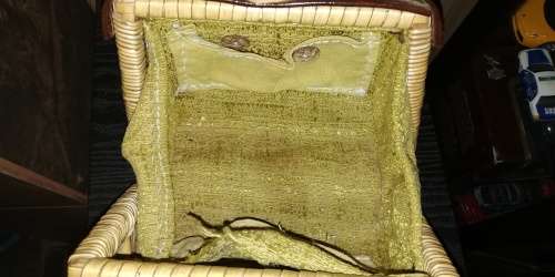 Vintage Wicker Cane Purse/Handbag