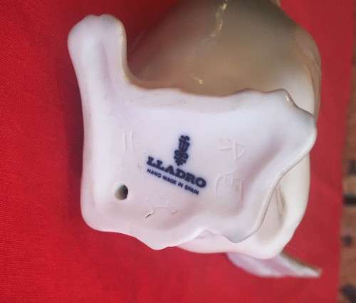 Lladro Wren Blue Bird Long Tail