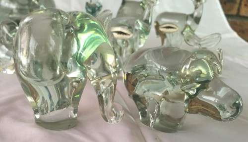 Collection of 12x Ngwenya Animal Figurines