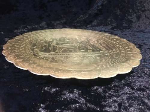 Egiptian Brass Plate