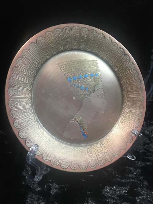 Egyptian themed copper plates