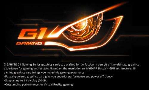 Gigabyte Windforce OC - GeForce GTX 1060 G1 Gaming 6G (rev. 2.0)