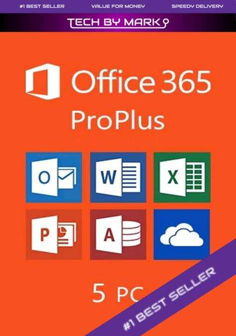 Microsoft Office 365 Pro 5 PC 5TB Lifetime - Account
