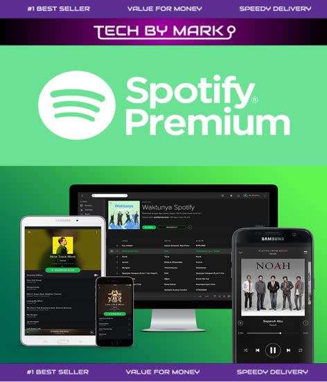 UPGRADE your Spotify account to Premium 1 Year Warranty