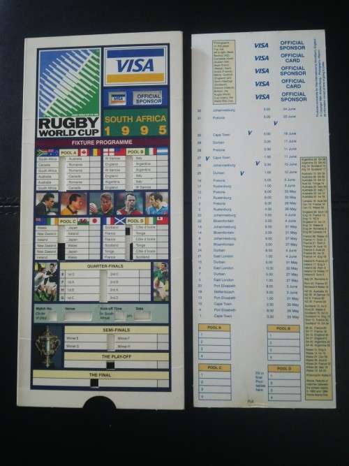 RWC 1995 Fixtures and info