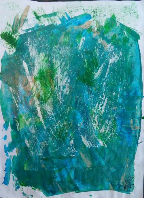 Original Painting by Jess . (Paper 29cm x 21cm)