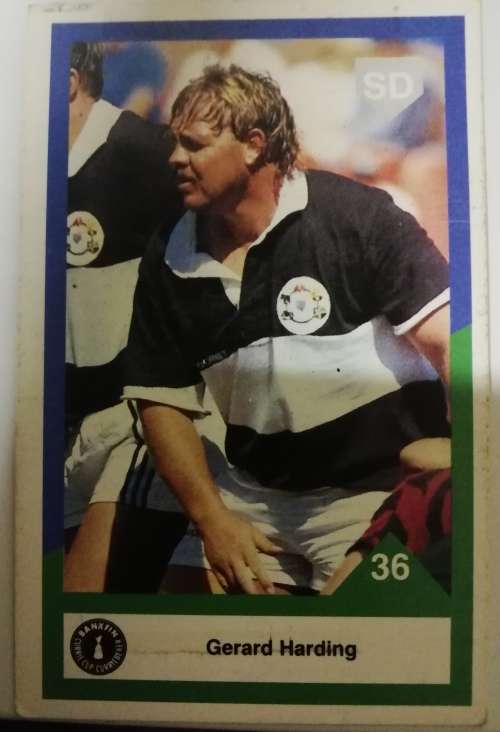 1992  Sports Deck Rugby Trading Cards : Gerhard Harding # 36