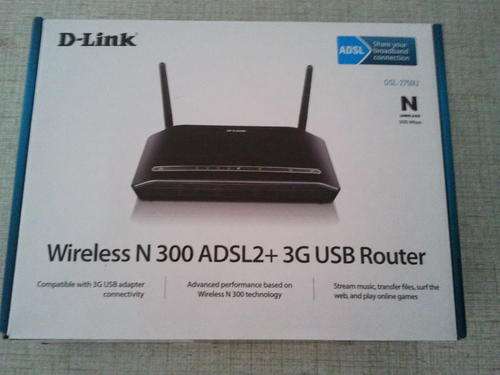 D-link adsl and 3g router