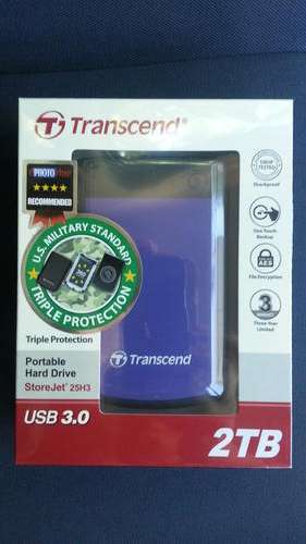 Transcend StoreJet 25H3 Series - 2TB 2.5" External HD