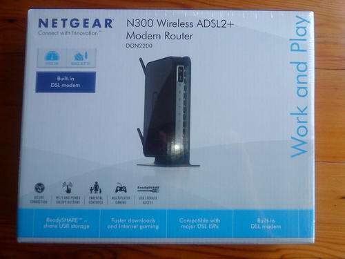 Netgear ADSL DGN2200-100PES N300 Wireless ADSL