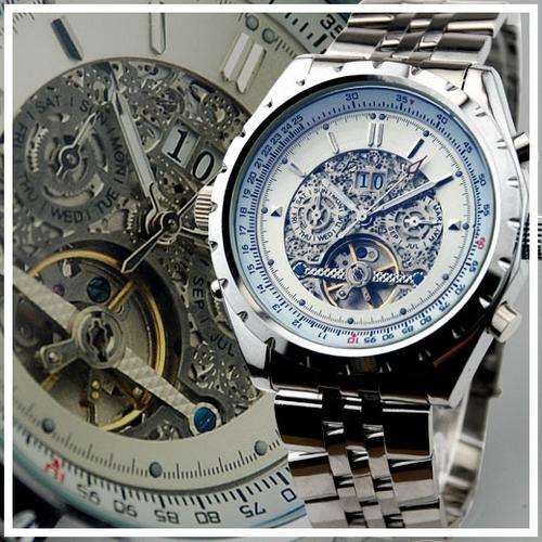 ***Elegant Jaragar Multi-function Stainless steel watch***