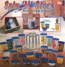 Spin N Store - 49 piece Food Storage Set