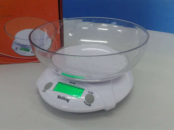 ELECTRONIC KITCHEN SCALE WITH BOWL
