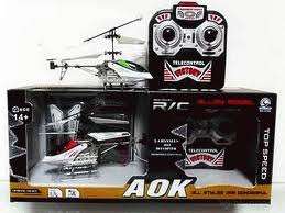 AOK 3.5 Channel Direction-sense Aloy Remote control Helicopter-Build in GYRO and SPARE PARTS!