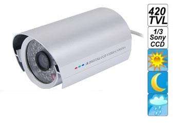 CCD Camera, night vision, waterproof Indoor/Out Door Security Camera witj FREE bracket