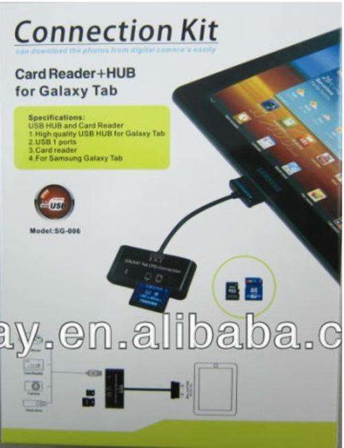 Card reader and HUB for Galaxy Tab