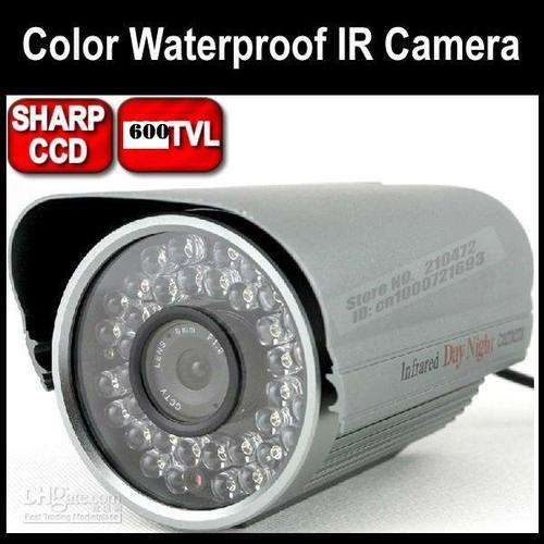 NEW 600TVL IR 48 LED Waterproof 1/4 inch Sharp CCD CCTV Security Camera with FREE Bracket