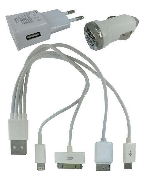 6 in 1 travel charger for 5G/5S/4G/Note 3/S4