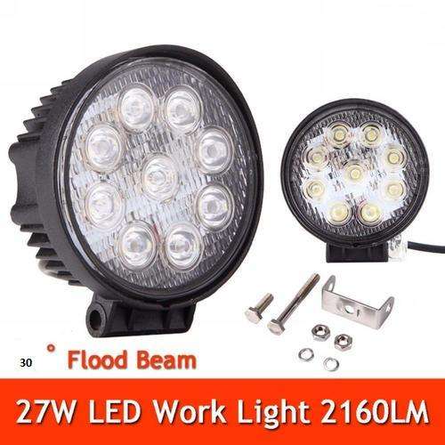 27W Spot Beam LED Work Light Bar Offroad Driving Lamp UTE ATV 4WD 12V/24